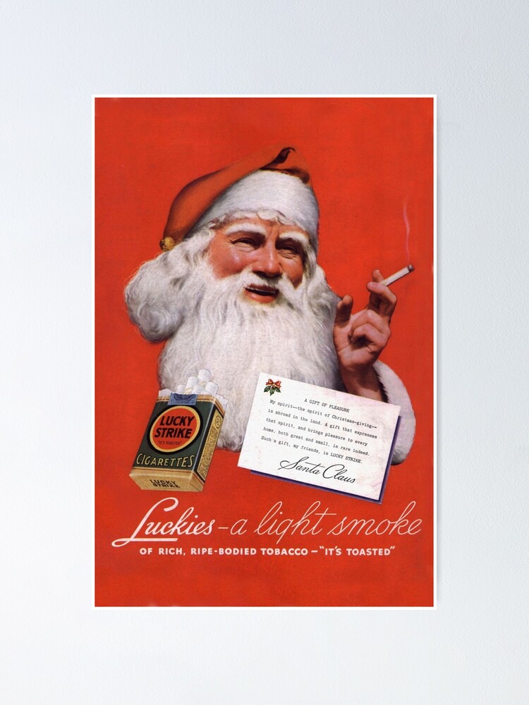 Advertisement for Lucky Strike ® cigarettes in the 1930s