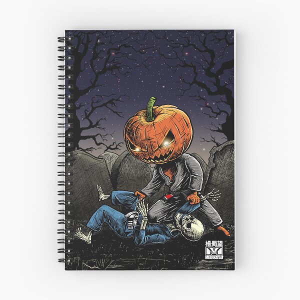 Item preview, ¡Rodilla de Halloween sobre Skelly! designed and sold by Meerkatsu.