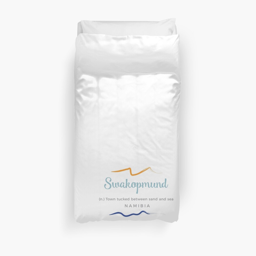 Swakopmund – (n)noun – Namibia Duvet Cover