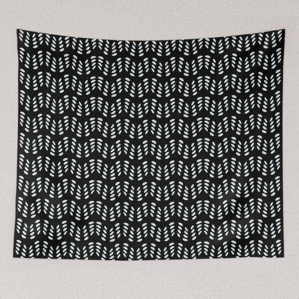 Item preview, Dotted Curve - Black designed and sold by LivelyLoks.