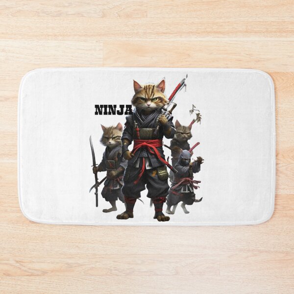 Item preview, Badass Warrior Ninja Cats designed and sold by Nature-Symphony.