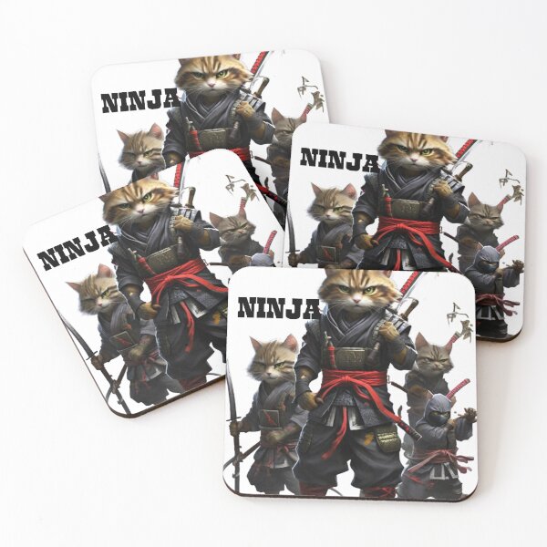 Item preview, Badass Warrior Ninja Cats designed and sold by Nature-Symphony.