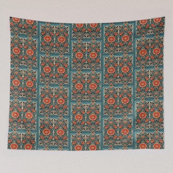 Item preview, A pair of flowers Korean classic  patterns  designed and sold by beatriceJHS.