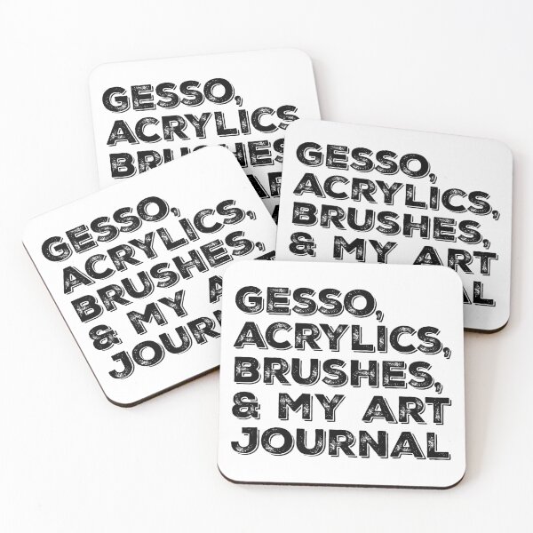 Item preview, Gesso, Acrylics, Brushes, & My Art Journal - black designed and sold by thephoenixsoul.