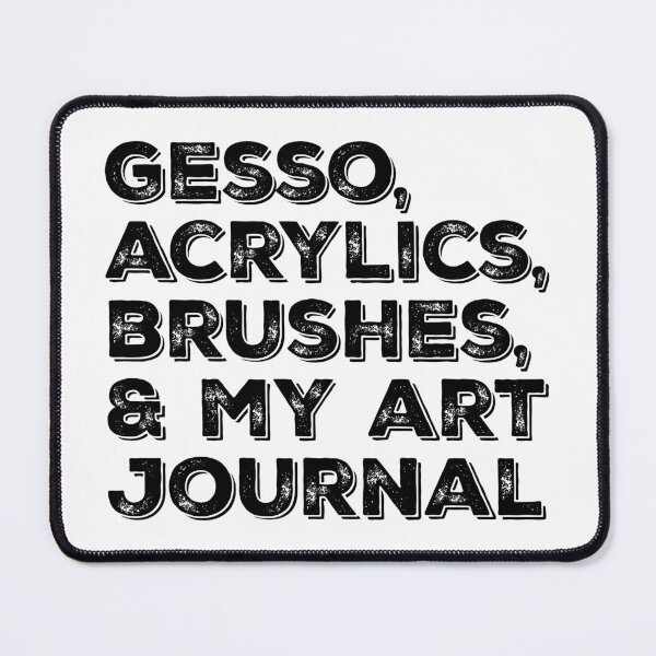 Item preview, Gesso, Acrylics, Brushes, & My Art Journal - black designed and sold by thephoenixsoul.