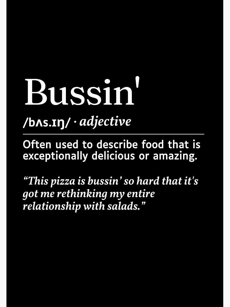 What does bussin mean discount