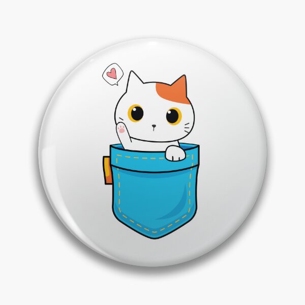 Item preview, kitty in pocket designed and sold by yaZzaboy.
