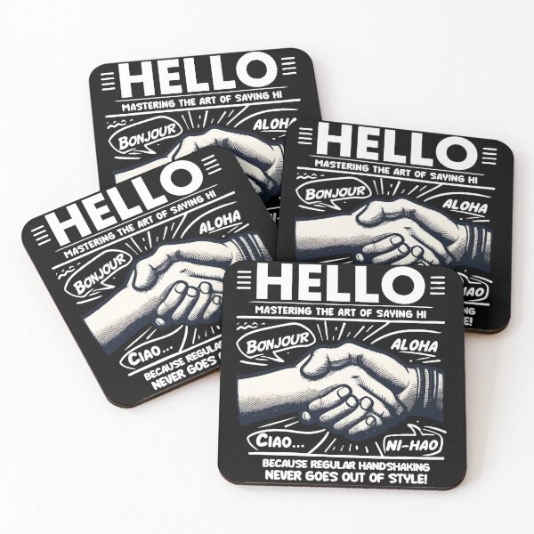 Item preview, Mastering the Art of Saying Hi Handshake Edition Graphic Novelty Sarcastic Funny designed and sold by shaderepublic.