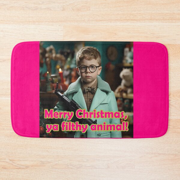 Artikelvorschau, Christmas tshirt with Ralphie Parker: Merry Christmas, ya filthy animal! entworfen und verkauft von FunChronicle.
