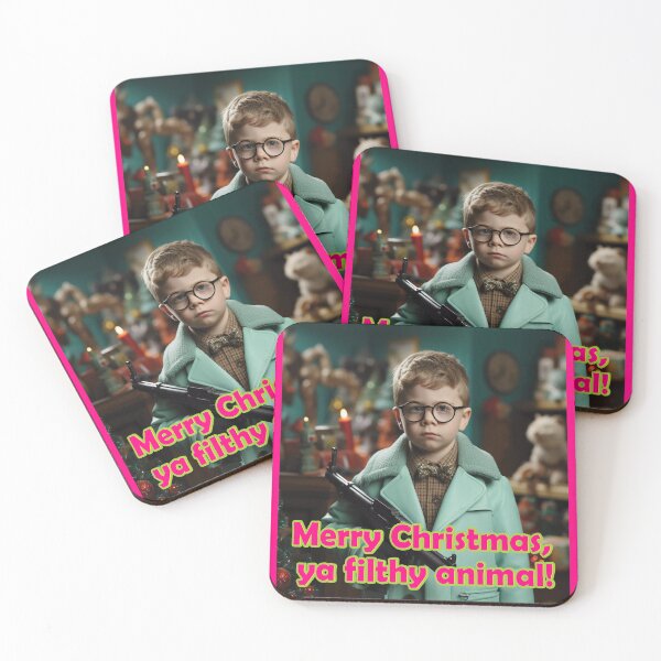 Artikelvorschau, Christmas tshirt with Ralphie Parker: Merry Christmas, ya filthy animal! entworfen und verkauft von FunChronicle.