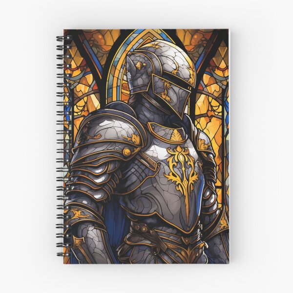 Item preview, dnd glass stained art style of a Human Paladin designed and sold by TellezStickers.