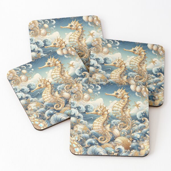 Item preview, Seahorse Friends Ocean Life designed and sold by purplesensation.