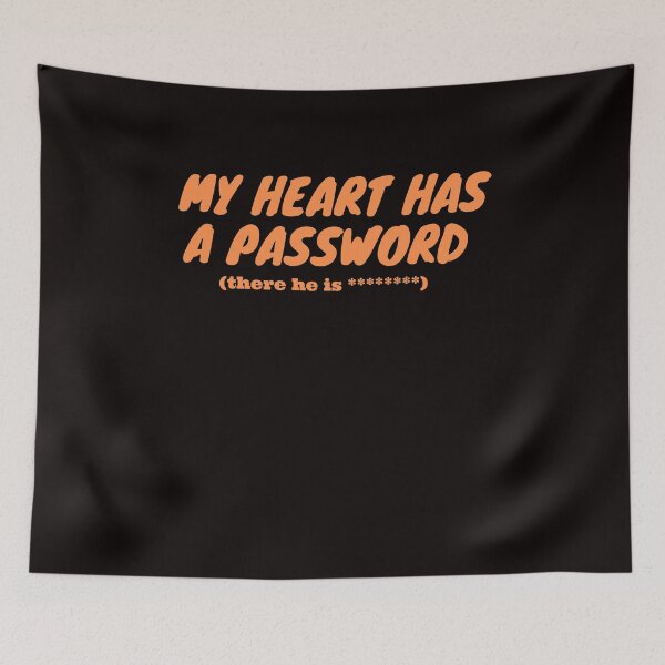 Item preview, my heart has a password  designed and sold by AngelArtss.