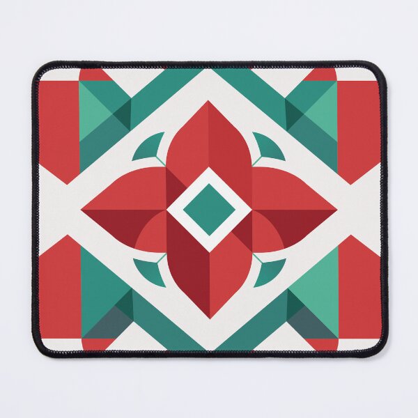 Item preview, Cubic Poinsettia flower designed and sold by Alluring Strokes Repository.