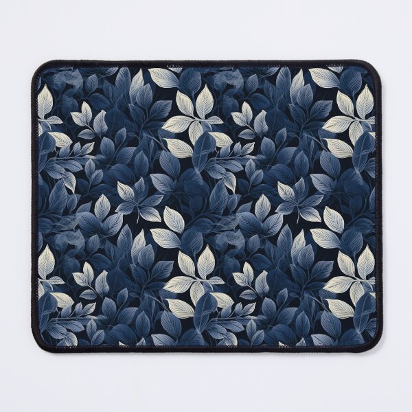 Item preview, Japanese Indigo Leaves In Shades Of Blue designed and sold by Michele Bergh.