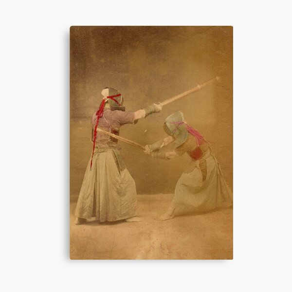Kendo - old school Canvas Print