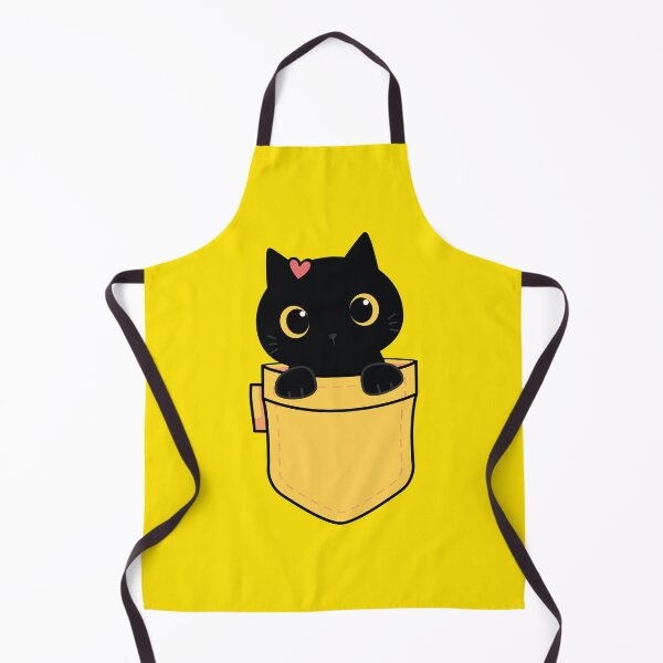 Item preview, black cat in pocket designed and sold by yaZzaboy.