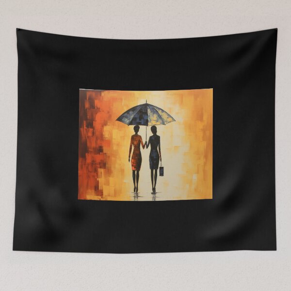 Item preview, friend walk talk umbrella designed and sold by UILOVE.