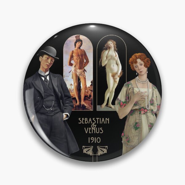 Item preview, Botticelli's Venus and Sebastian 1910 designed and sold by Ivy Izzard.