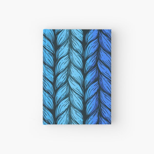 Blue knit Hardcover Journal