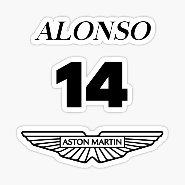 Fernando Alonso Aston Martin F1 2023 Win 33 The Nano Pack Stickers Sticker  by Almorranero