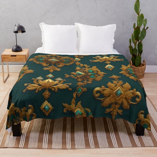 Item preview, Teal & Gold Baroque designed and sold by DesignsByPrnces.