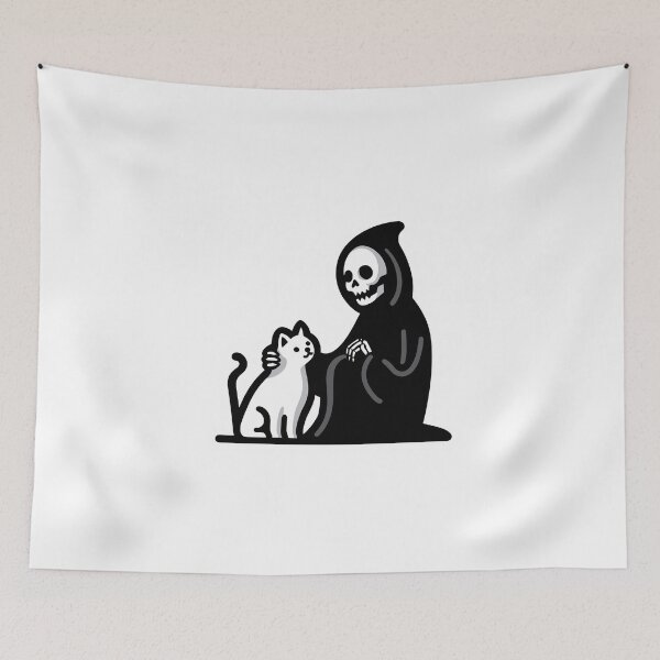 Item preview, Gentle Reaper, Death's Touch on a Cat designed and sold by Felix-Designer.