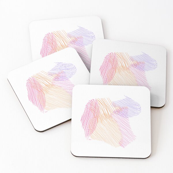 Item preview, Abstract crossed lines (white background) designed and sold by MentaLee.