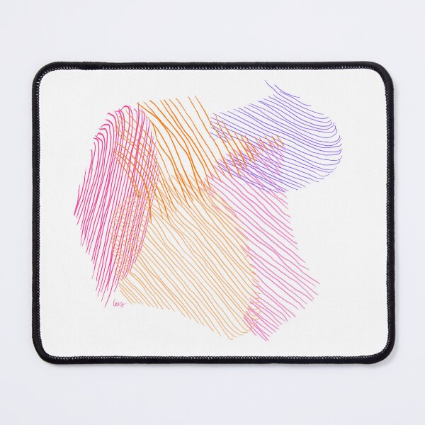 Item preview, Abstract crossed lines (white background) designed and sold by MentaLee.