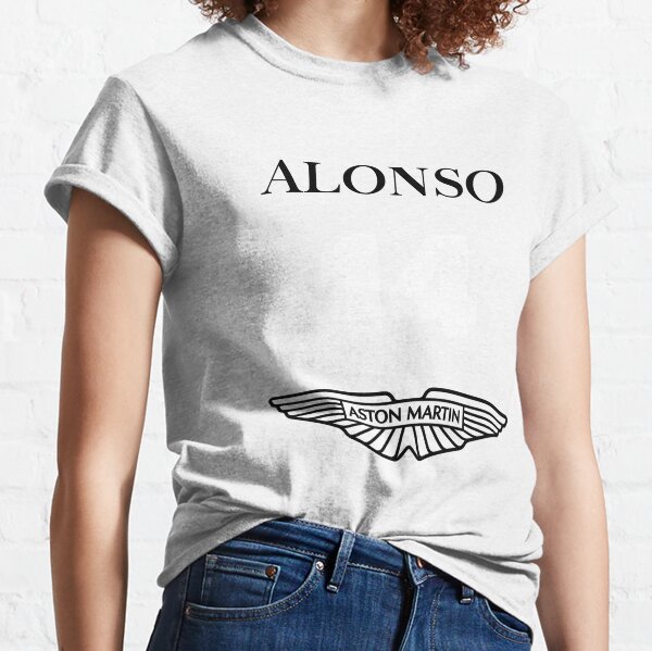 Camiseta de Fernando Alonso y Aston Martin.