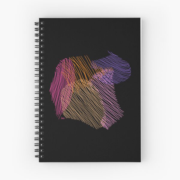 Item preview, Abstract crossed lines (black background) designed and sold by MentaLee.