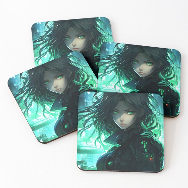 Item preview, Futuristic Cyber Cute Anime Girl designed and sold by DGitaldreamgirl.