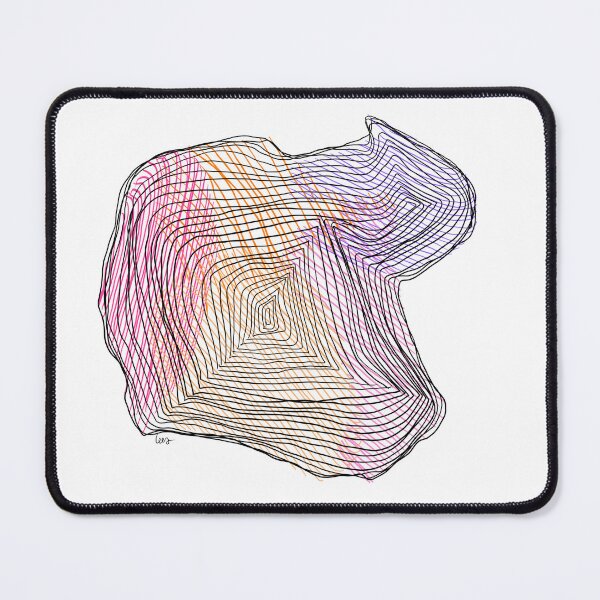 Item preview, Abstract circles crossed lines (white background) designed and sold by MentaLee.