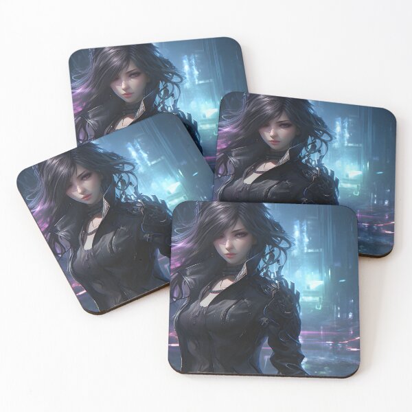 Item preview, Futuristic Cyber Cute Anime Girl designed and sold by DGitaldreamgirl.