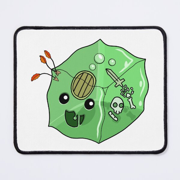 Item preview, D&D Gelatinous Cube Cute Kawaii Style designed and sold by sunburstrpg.
