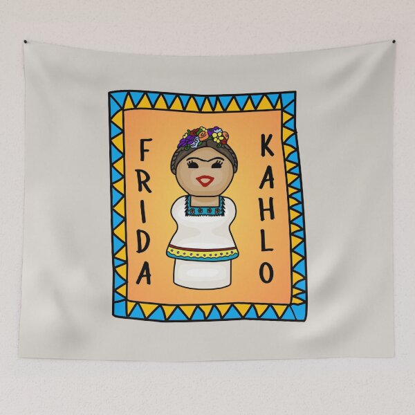 Item preview, Cute Little Frida Kahlo Portrait designed and sold by Unhinged Heather.