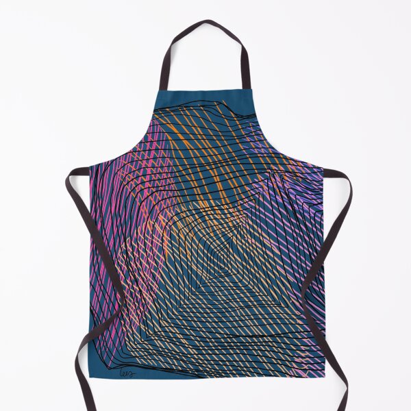 Item preview, Abstract circles crossed lines (blue background) designed and sold by MentaLee.