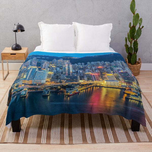 Item preview,   Hong Kong skyline print,Canvas print, Hong Kong skyline wall art,  Hong Kong skyline Panoramic,widescreen prints,canvas wall art designed and sold by eyesight4vision.