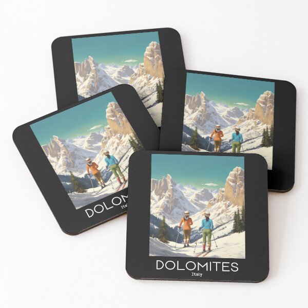 Item preview, A Vintage Travel Illustration of Dolomites - Italy  designed and sold by GoodOldVintage.