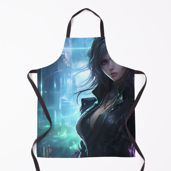 Item preview, Futuristic Cyber Cute Anime Girl designed and sold by DGitaldreamgirl.