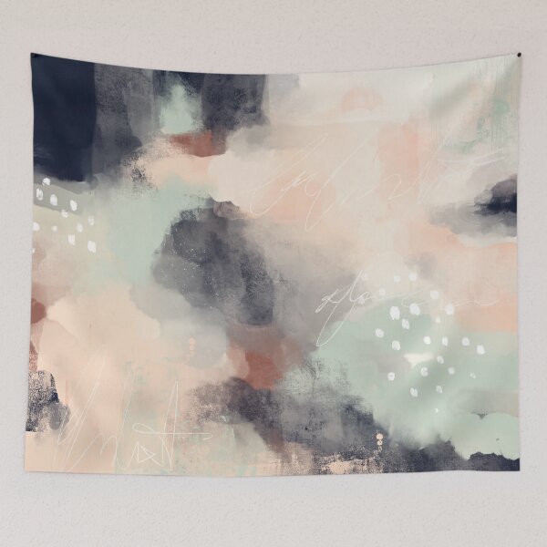 Item preview, Abstract Art in Pastel Colors, Soothing Serene Modern Art designed and sold by Melindabythesea.