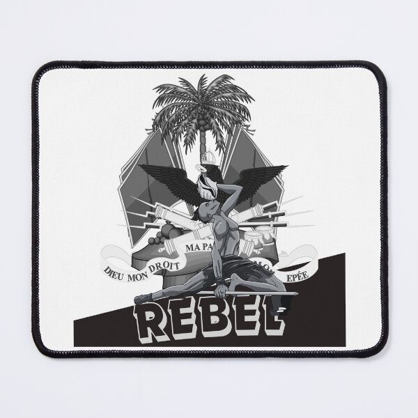Item preview, Coat of Arms Rep. of Haiti (neg mawon rebel) designed and sold by marmothel.