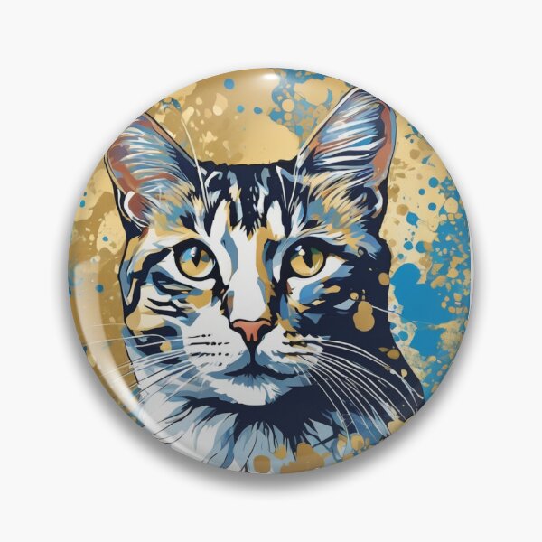 Item preview, Splatter - Tabby Cat designed and sold by FunTorture.
