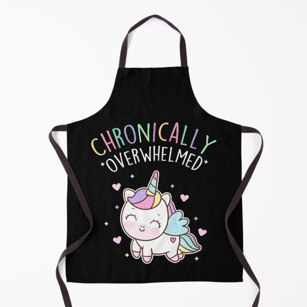 Item preview, Chronically Overwhelmed ADHD Autism Unicorn designed and sold by Clara Hollins.