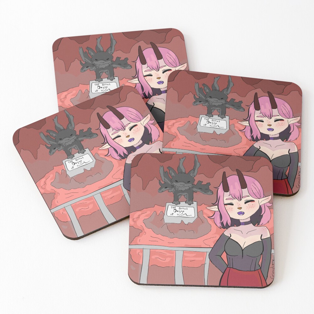 Item preview, Coasters (Set of 4) designed and sold by RuneyRuneMerch.
