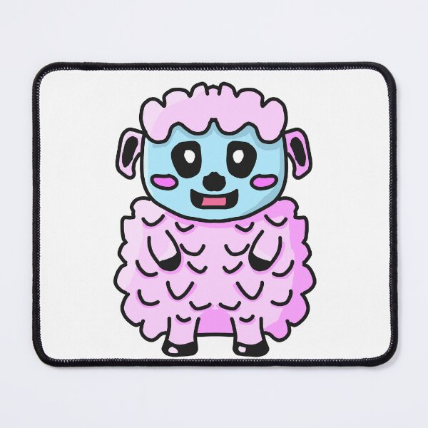 Item preview, Pink fluffy sheep designed and sold by dozybrit.