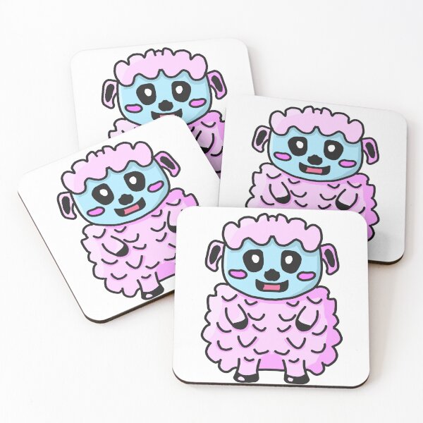 Item preview, Pink fluffy sheep designed and sold by dozybrit.