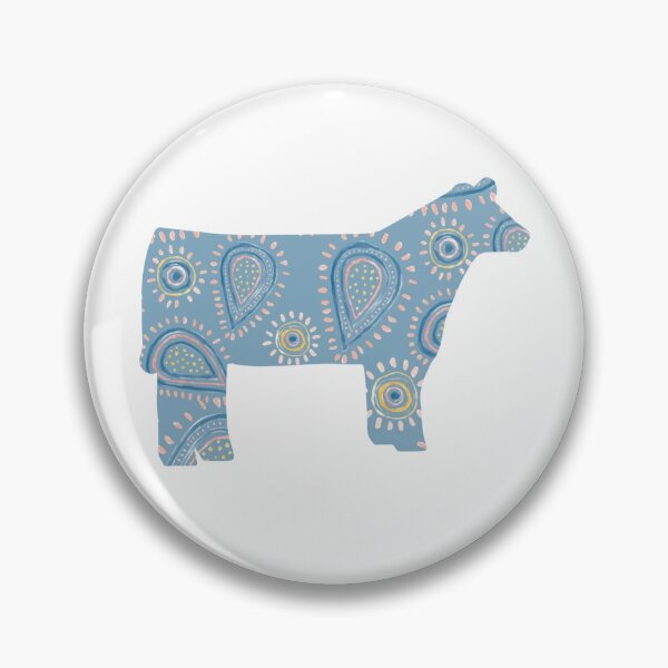 Item preview, Blue Paisley Show Cow 2 designed and sold by mayceet.