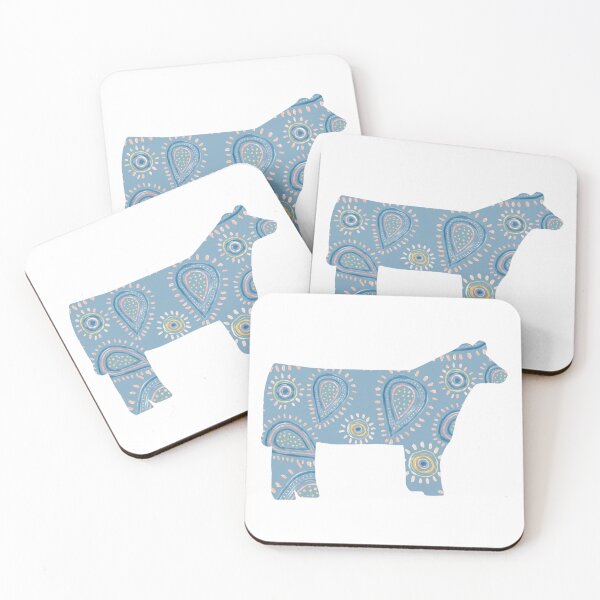 Item preview, Blue Paisley Show Cow 2 designed and sold by mayceet.