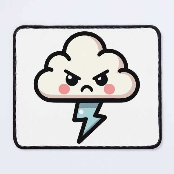 Item preview, Angry Storm Cloud Lightning Bolt Design designed and sold by OniumEth.